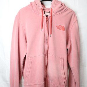The North Face Full Zip Up Hoodie Womens Size Large Pink # 49